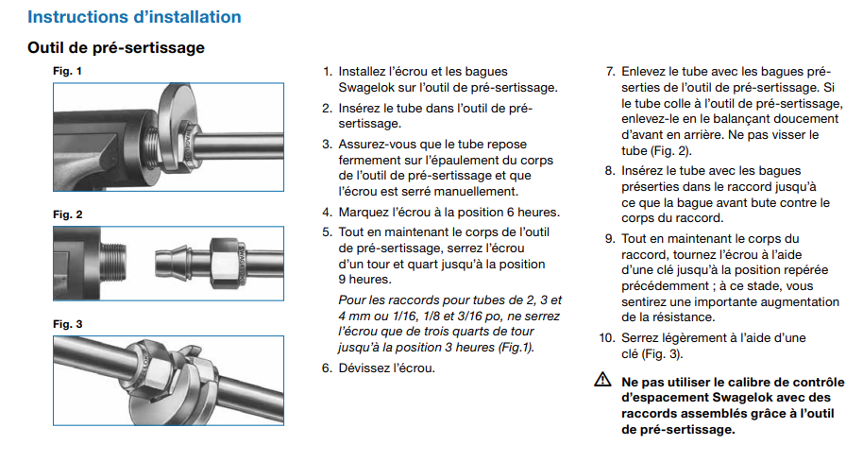 "instructions utilisation"